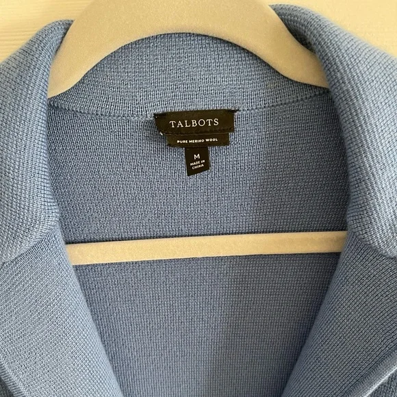 Talbots Jacket Cardigan Medium - Picture 3 of 4